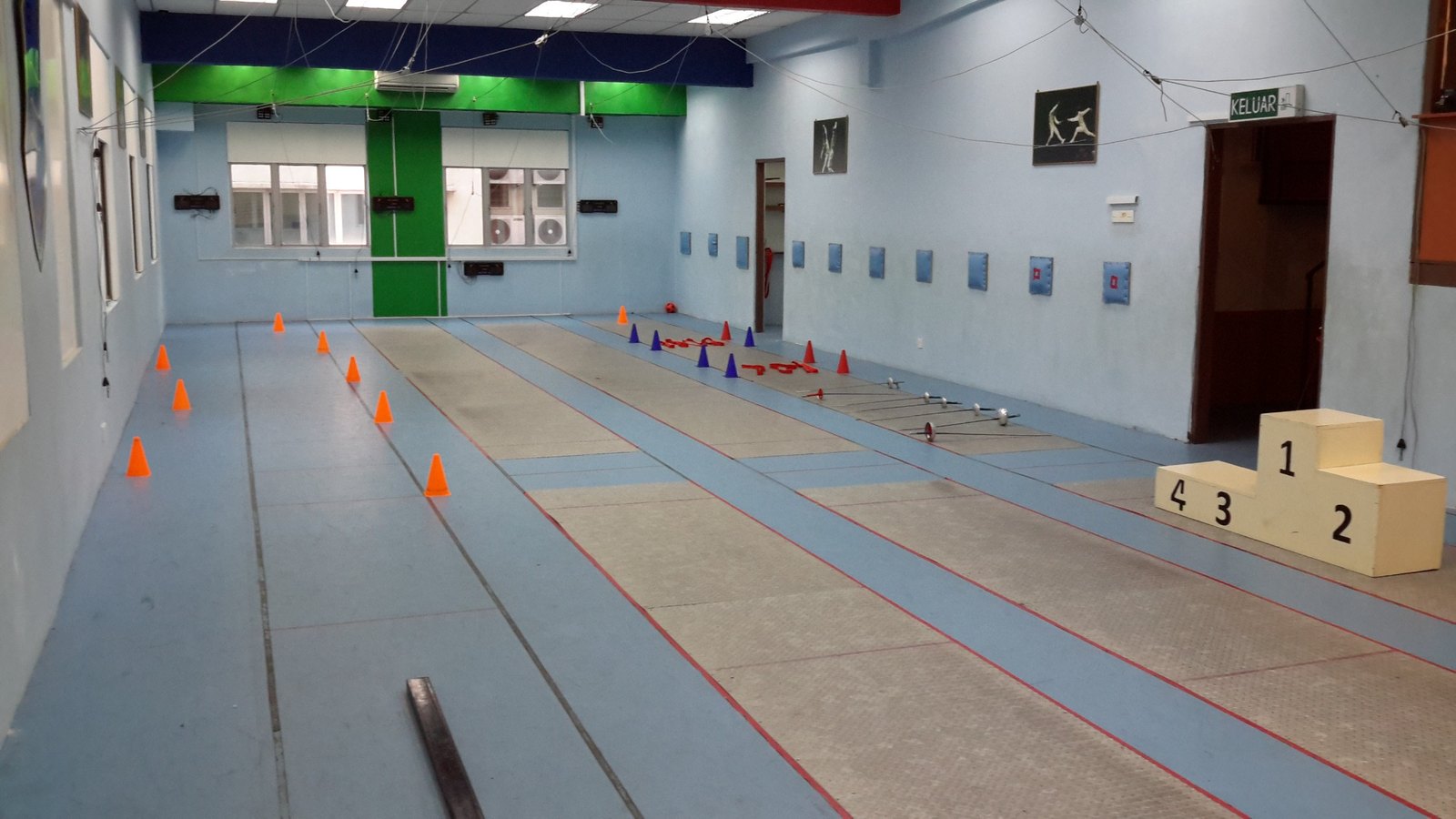 Fencing facility view 1